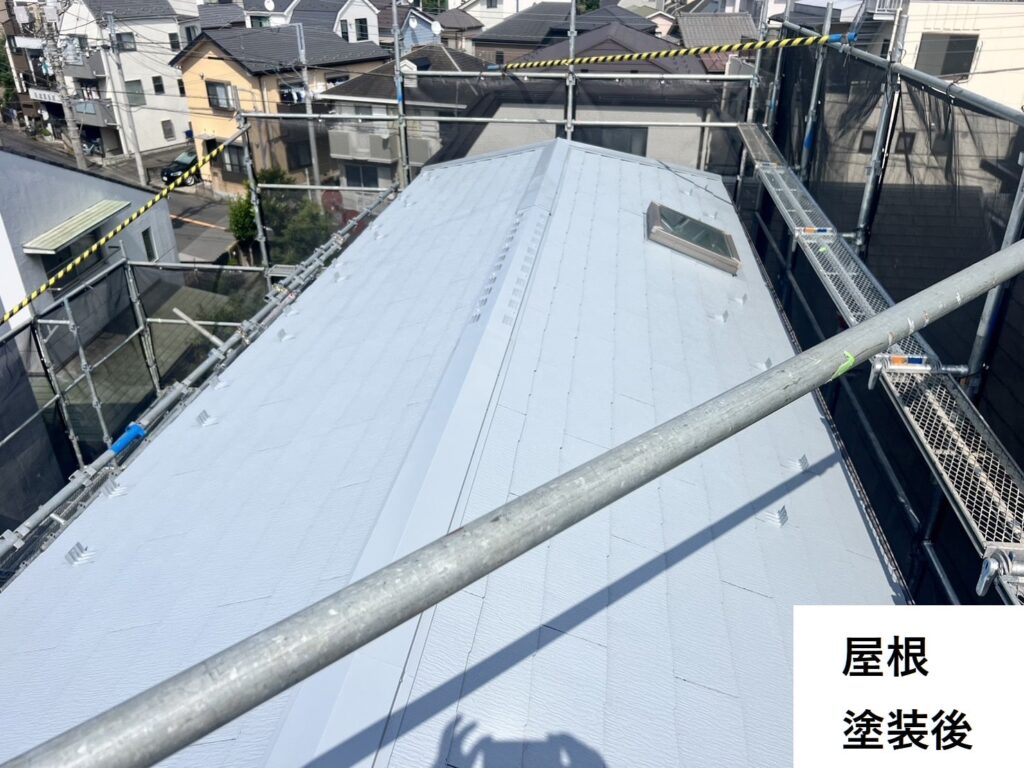 東京都葛飾区　屋根塗装後