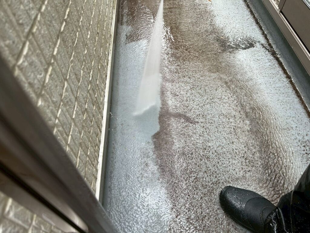 千葉県佐倉市＿高圧洗浄②