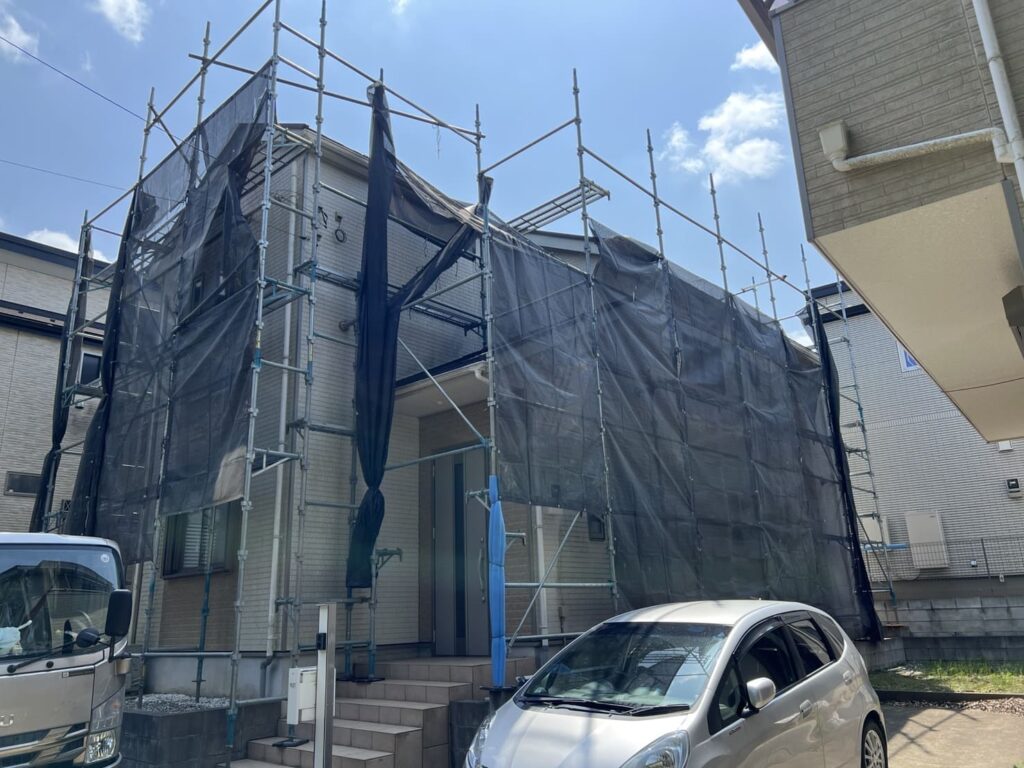 千葉県佐倉市＿足場設置