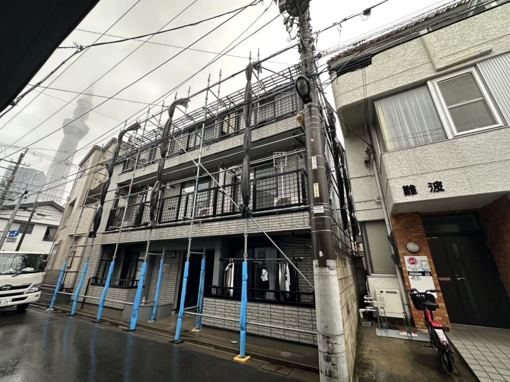 東京都墨田区＿足場設置