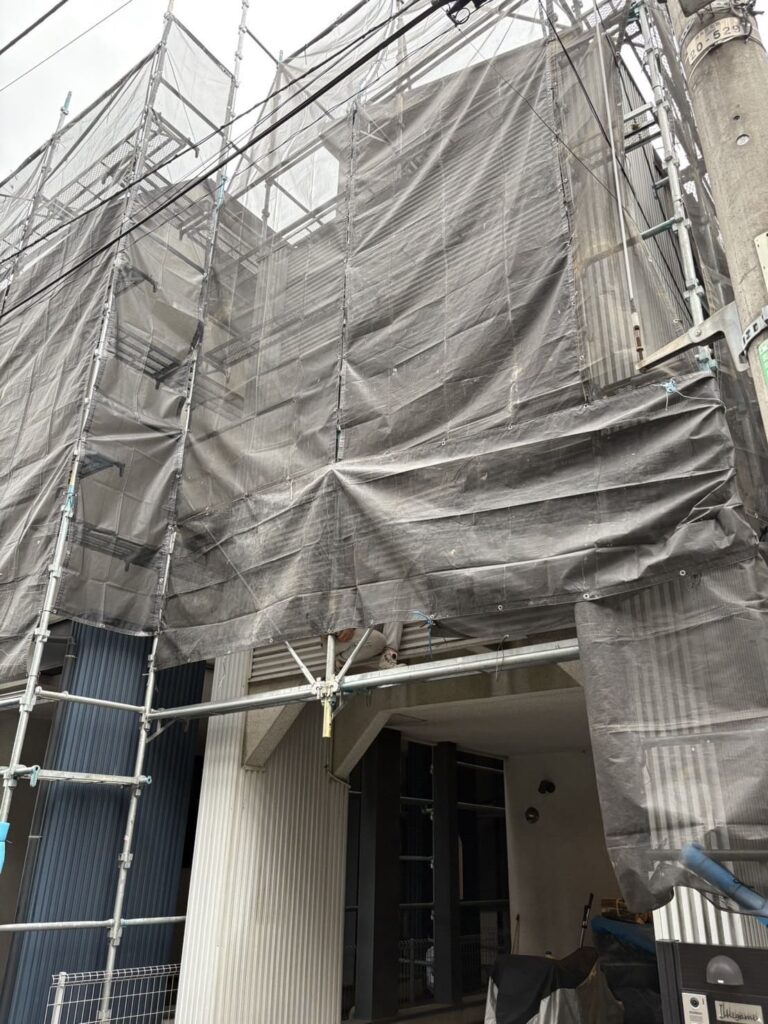 東京都練馬区＿足場設置