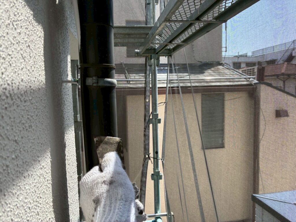 東京都練馬区＿雨樋塗装①