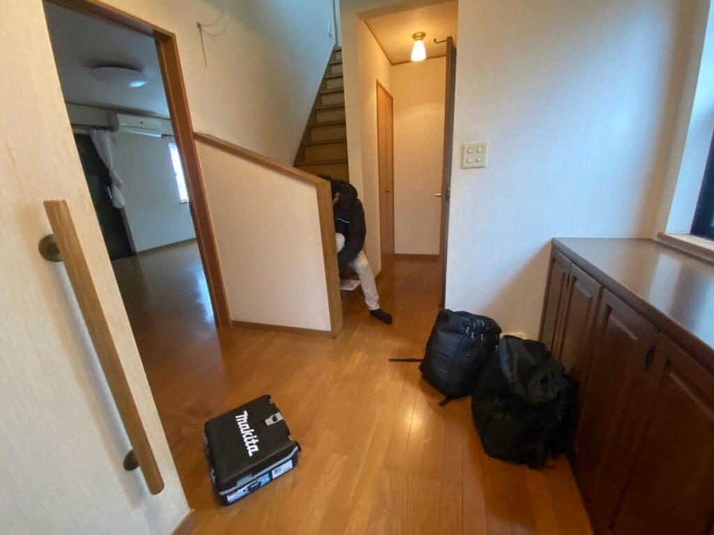 千葉県佐倉市＿玄関工事前