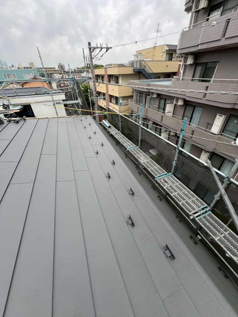 東京都練馬区＿新規屋根材設置