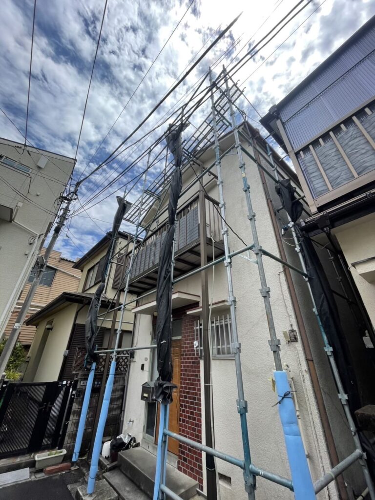 東京都江戸川区＿足場設置