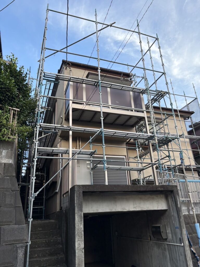 千葉県鎌ケ谷市＿足場設置