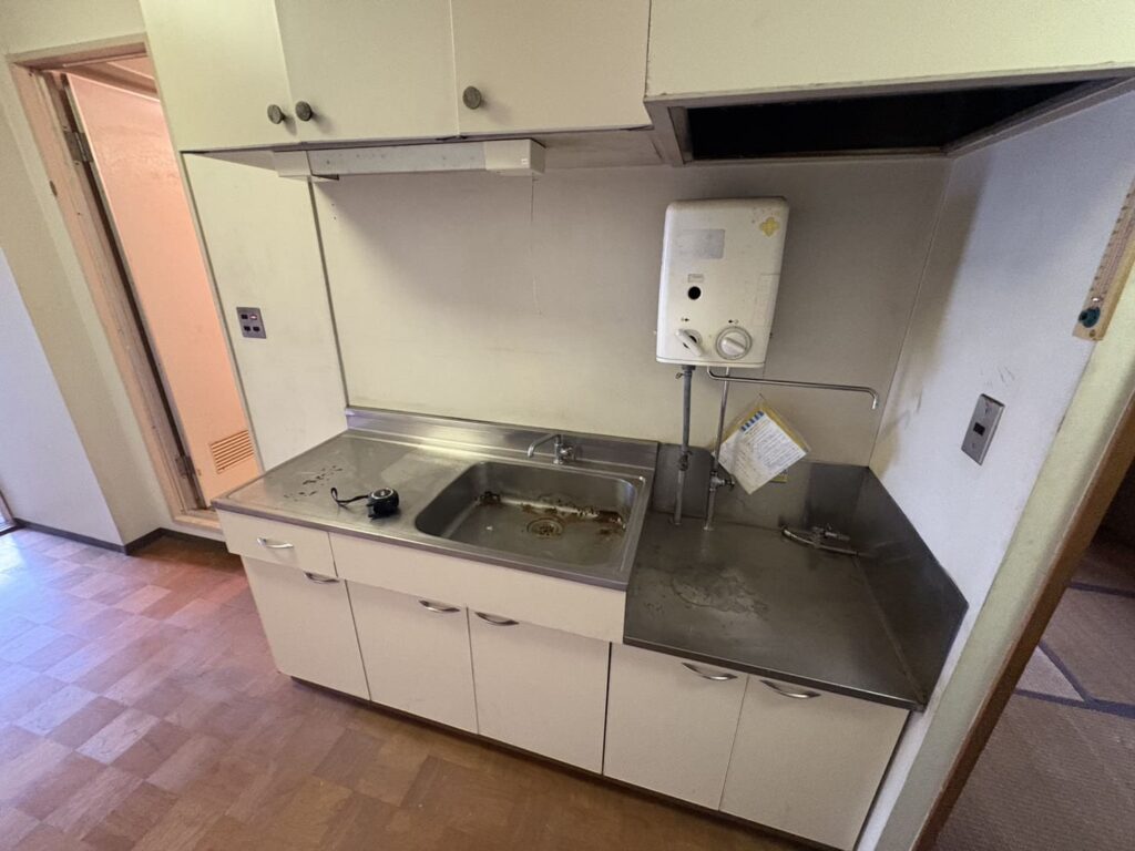 東京都中央区＿キッチン　工事前