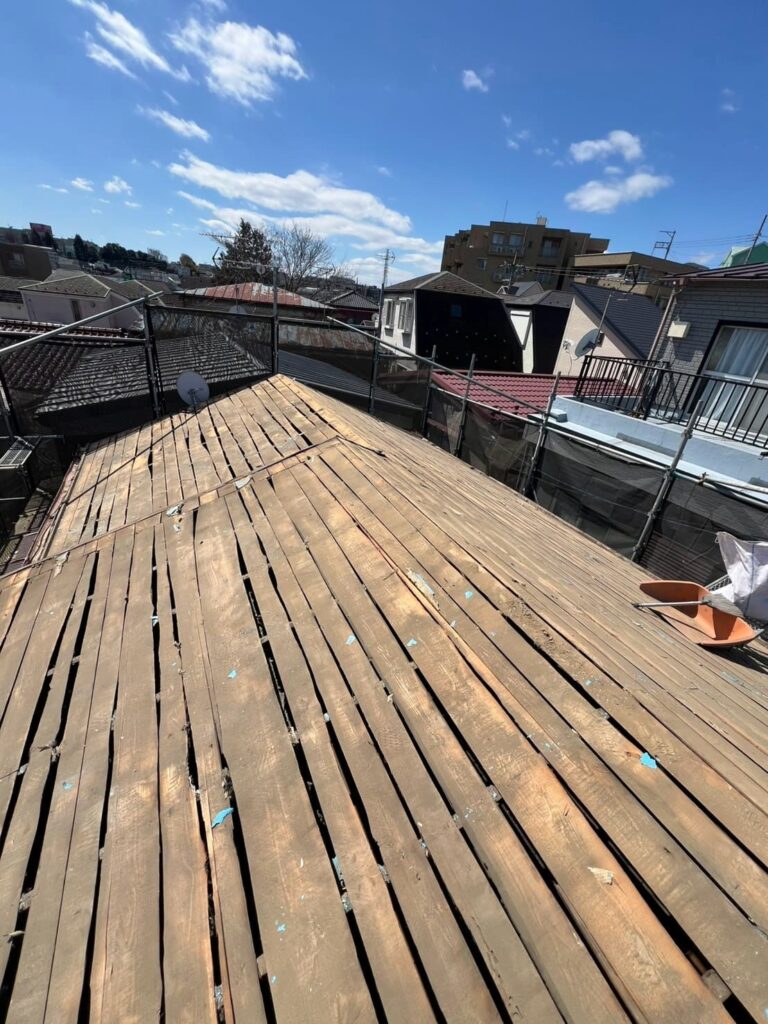 東京都板橋区_瓦撤去後➁