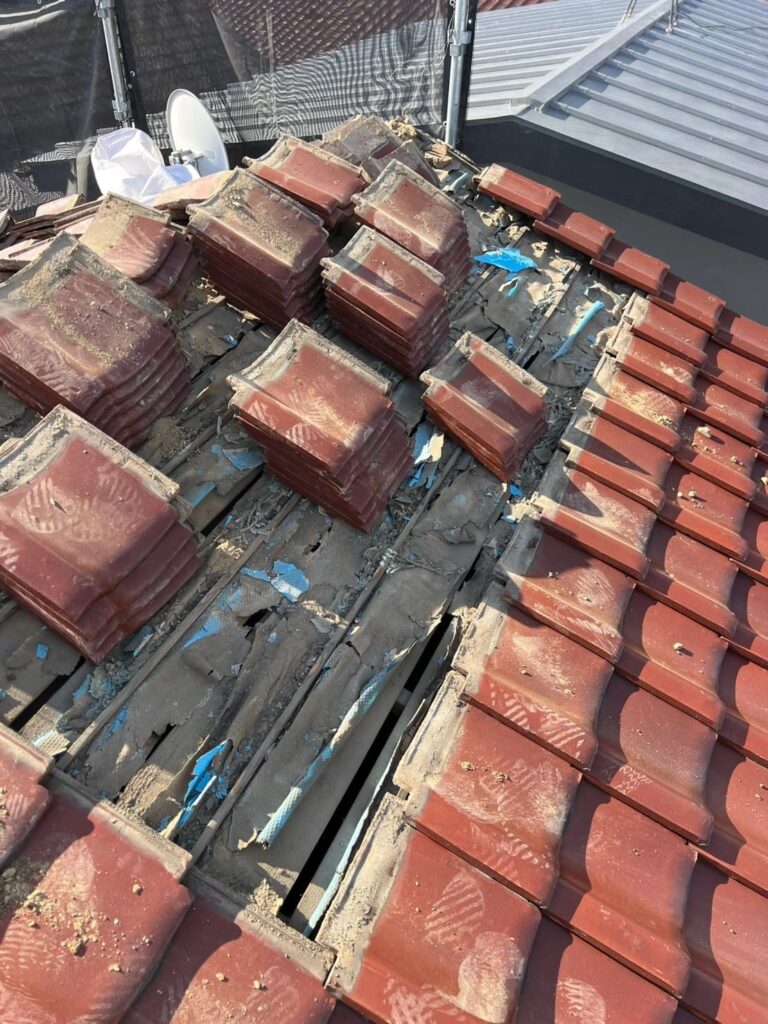 東京都板橋区_瓦撤去