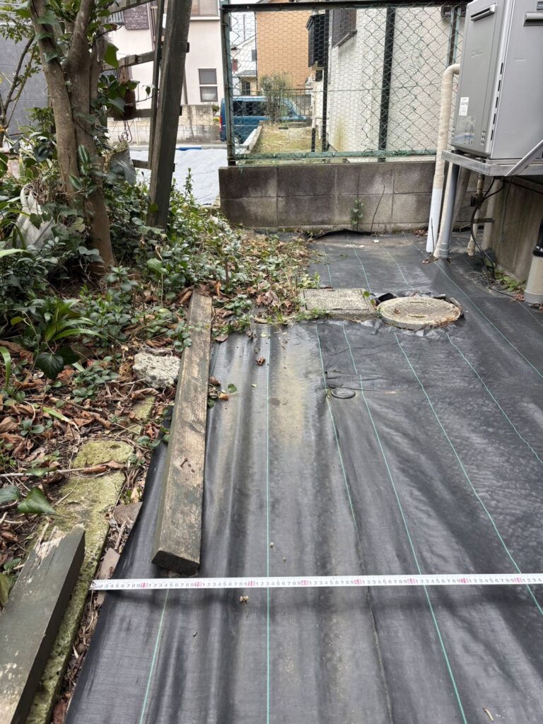 千葉県四街道市＿物置設置前