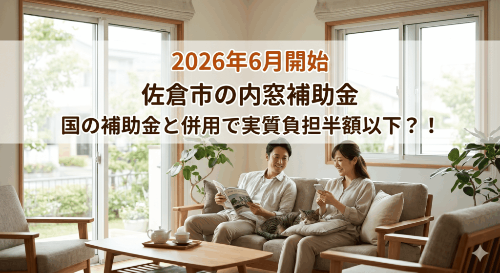 佐倉市の内窓補助金情報