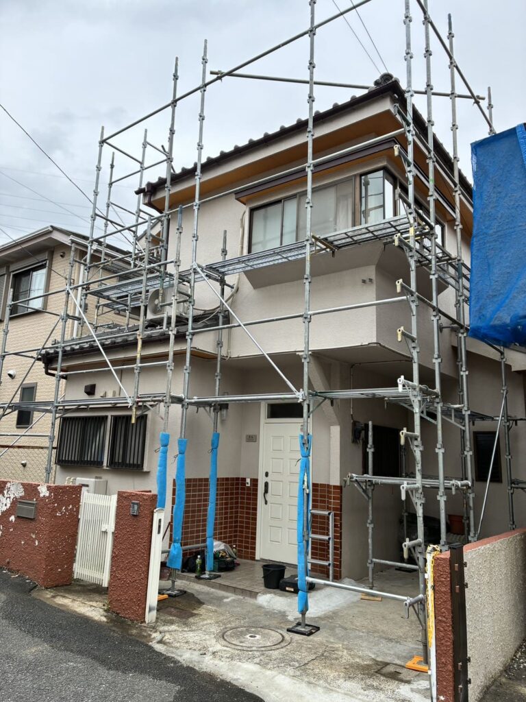 千葉県佐倉市_足場設置