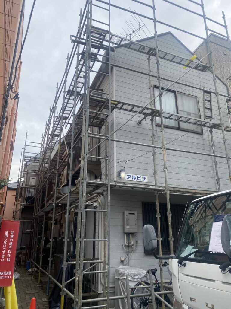 東京都豊島区＿足場設置